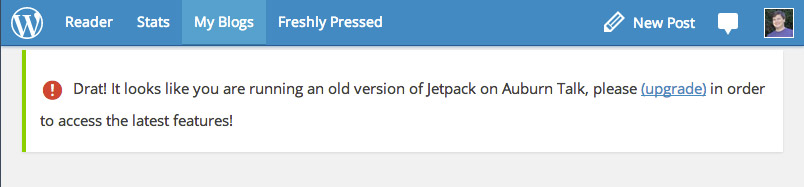 Managing Jetpack enabled blogs on WordPress.com