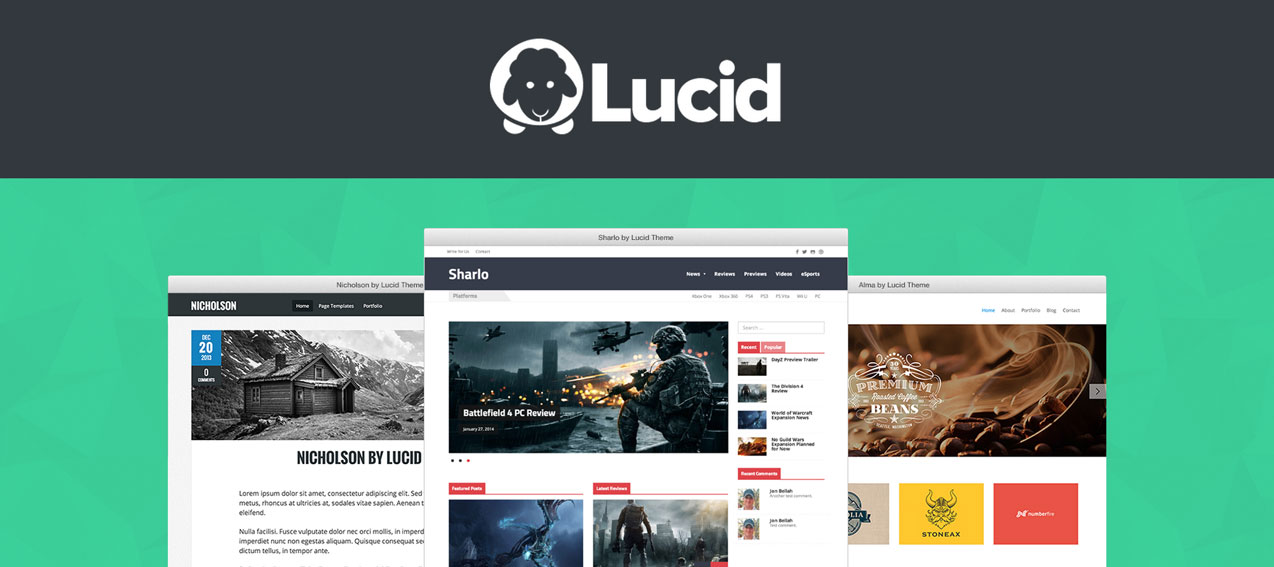 UpThemes adds Lucid theme collection to their reportoire