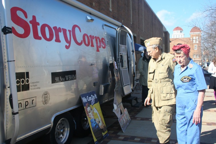 The StoryCorps MobileBooth. Credit: StoryCorps Flickr