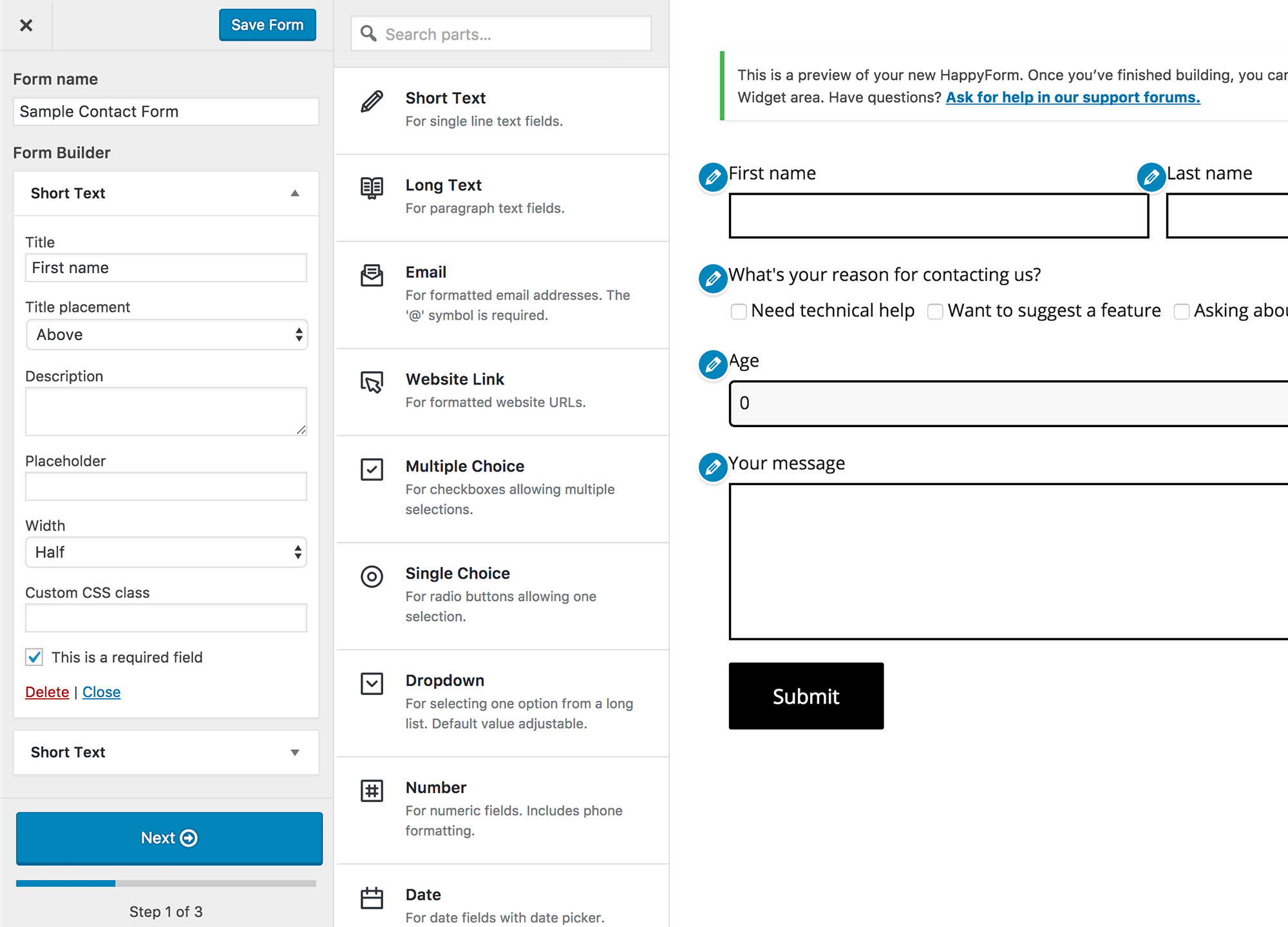 A review of HappyForms for simple, custom lead management