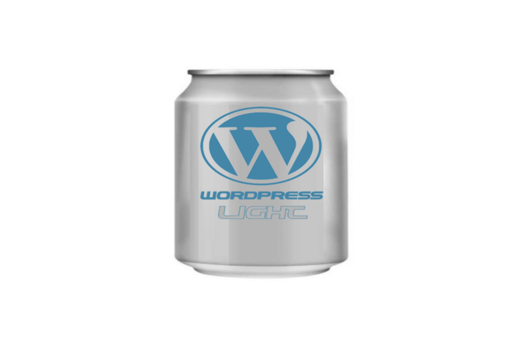 WordPress Lite Beverage Can