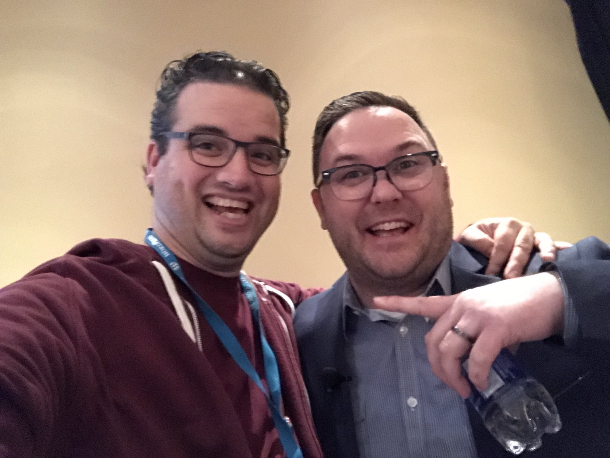 Cory Miller and Joost de Valk at WordCamp 2016