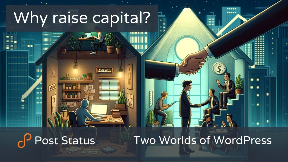 Why raise capital?